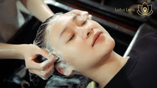 ASMR SUPER CHEAP 2 Hair Wash at Venus Hair Salon  Asmr For Sleep [upl. by Yellat]