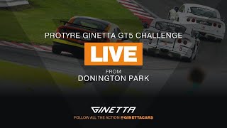 2020 Ginetta GT5 Challenge – Round 10 – Live from Donington Park [upl. by Ury]