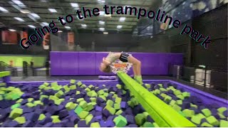 Half term vlog GOING TO THE TRAMPOLINE PARK [upl. by Atnaloj304]