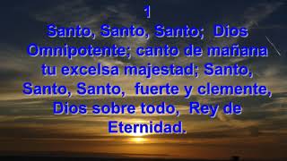 Himno 61 Santo Santo Santo Dios Omnipotente Pista de Piano Himnario Adventista Del Séptimo Día [upl. by Trellas845]