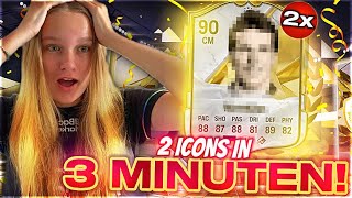 FC25 OMG😱 2 ICONS in 3 MINUTEN GEZOGEN🔥 Promo Packs Div 1 Rewards etc👀🔥 fi0nafifa [upl. by Bailie697]