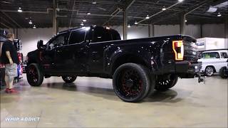 WhipAddict Thomas Davis 2017 Ford F350 on Fuel Off Road FF19 28s Murdered Out [upl. by Mloc]