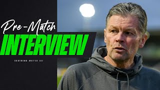 PreMatch Interview  Cotterill ahead of Southend Utd away [upl. by Iba]