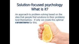 Solutionfocused psychology in schools [upl. by Carissa]