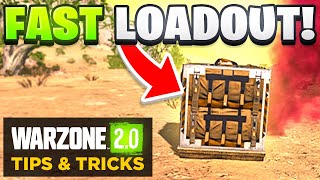 How To Get your Loadout in 1 MINUTE or less  Warzone Pro Tips quotFast Loadoutquot [upl. by Elaynad]