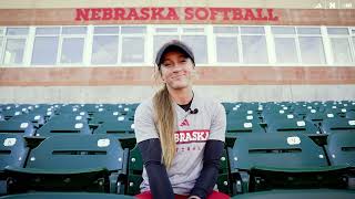 Meet Newcomer Jordy Bahl  Nebraska Softball [upl. by Melan746]