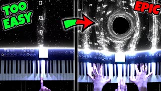 Hans Zimmer  Interstellar Main Theme  EASY to EXPERT PIANO [upl. by Eyahc268]