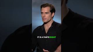 Henry Cavill Talks Toxic Fandom [upl. by Ikram]