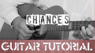 Chances  Backstreet Boys Guitar Tutorial [upl. by Denis458]