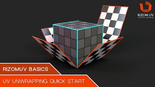 RizomUV Basics UV Unwrapping Quick Start [upl. by Hoeg]