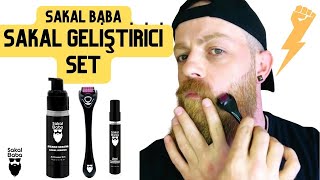 Sakal Baba Sakal Geliştirici Set ile Sakal Gelişimi  Daha hızlı sakal nasıl çıkar [upl. by Aisyle]