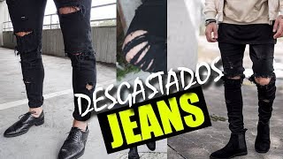 ¿Como rasgar tus Jeans 2018 VICTOR CABALLERO [upl. by Annej]