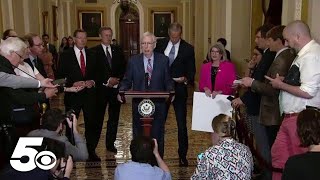 Mitch McConnell experiences health scare [upl. by Nollaf844]