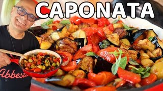 CAPONATA SICILIANA ricetta caponata di melanzane alla Siciliana [upl. by Kegan]