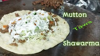 Shawarma recipe  Motton Tawa Shawarma  pak tasty food  Urdu  Hindi [upl. by Renrew]