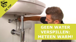 Ga voor instant warm water aan de kraan en bespaar  De tip [upl. by Einaled375]