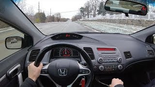 2008 Honda Civic Si with 214000 miles  POV Review [upl. by Ecnerrat976]