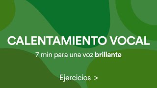 MEJOR Calentamiento Vocal en 7 minutos  6 Vocalizaciones MUY efectivas [upl. by Sirrot]