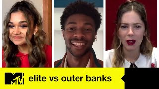 The Cast Of Outer Banks And Elite Go Speed Dating  MTV Movies [upl. by Atlee]