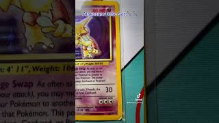 Alakazam Base Set holo 🥄🥄 pokemontcg pokemon pokemoncard pokemoncomunity pokemoncenter base [upl. by Allecram]