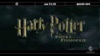 Harry Potter  tutta la saga su italia1  Questa sera La pietra filosofale Spot ita [upl. by Saffian]