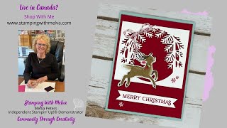 Live with Stamping With Melva  Sneak Peek  Reindeer Days Product Suite [upl. by Whitson]