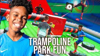 I Bet my BRO I COULD DO A BACKFLIP AT THE TRAMPOLINE PARK [upl. by Trebeh]