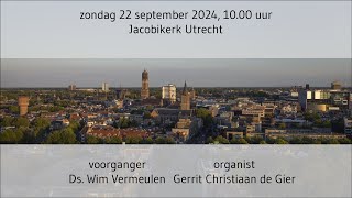 Een vriendschap in drie bedrijven  live kerkdienst  zondag 22 september  1000 uur [upl. by Deeanne764]