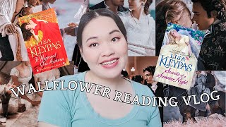 Reading Vlog Reading The Wallflowers Series by Lisa Kleypas for the first time  Historical Romance [upl. by Teyut]