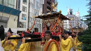 【4K】赤坂・日枝神社 山王祭 「神幸祭」［44］ 2016610 銀座4丁目交差点 Sanno MatsuriFestival [upl. by Enobe]