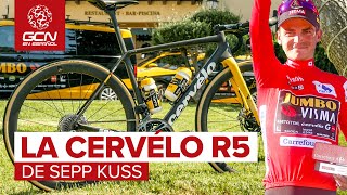 La Cervélo R5 de Sepp Kuss Equipo JumboVisma de la Vuelta a España [upl. by Ahsuas]