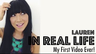 MY FIRST VIDEO EVER  Lauren In Real Life [upl. by Pravit]