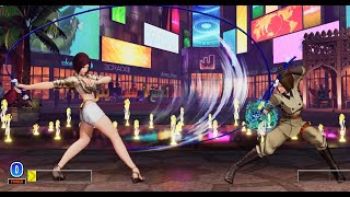 KOF XV Whip VS Whip 1  Online Matches [upl. by Liam941]