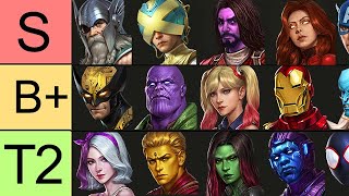 ULTIMATE T3  T4 RANKING Sept  Marvel Future Fight [upl. by Jeavons]