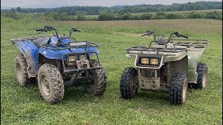 Yamaha bear tracker 250 and Yamaha Timberwolf 250 differences [upl. by Prud229]