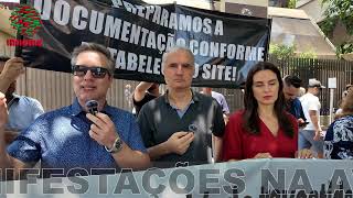 Manifestações italianas na Av Paulista Editado [upl. by Nasya]