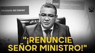 Ministro del Interior no soportó y terminó huyendo de la prensa cusqueña que no se quedó callada [upl. by Eemla]