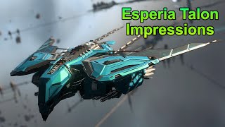 Star Citizen Esperia Talon Impressions [upl. by Sherlock]