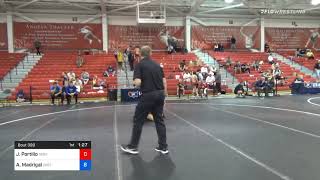 61 Kg Consolation  Joshua Portillo Nebraska Golden Eagles Wrestling Club Vs Anthony Madrigal Ok [upl. by Vyse]