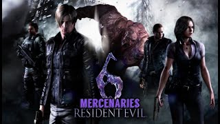 Resident Evil 6 Mercenaries Gameplay I tried my best [upl. by Hinkle]