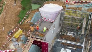 🎥 🎬Filmische Eindrücke von unserer Baustelle in Hölstein – Neubau Reservoir Eich 🏗️🚧 [upl. by Novoj]