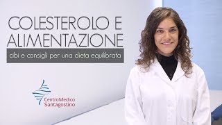 Colesterolo e alimentazione  cibi e consigli per una dieta equilibrata [upl. by Eleda313]