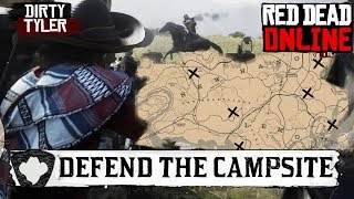 Defend the Campsite Guide  11 Locations  Red Dead online random Encounter RDR2 [upl. by Scherman489]