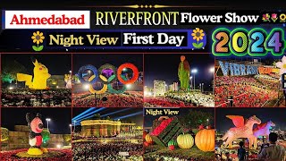 Ahmedabad Flower Show 2024  Flower Show  Riverfront Flower Park  Atal Bridge [upl. by Neroc]