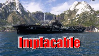 Meet The Implacable Tier 7 British Carrier World of Warships Legends Xbox Series X 4k [upl. by Aldredge]