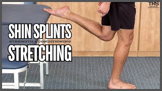 Raised Foot Shin Stretch  Ideal for Shin Splints [upl. by Shriner]