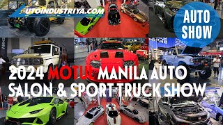 2024 Motul Manila Auto Salon and Sport Truck Show  Manila’s finest cars SUVs and trucks show off [upl. by Aikrehs]