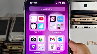 How To Use App Library on iPhone iOS 17 [upl. by Campman]