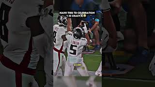 What was that celebration ☠️☠️ Falcons Vs Eagles nfl shorts [upl. by Enyawad]