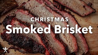 Christmas Smoked Brisket [upl. by Bijan]